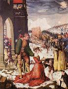 Hans Baldung Grien Beheading of St Dorothea by Baldung oil on canvas